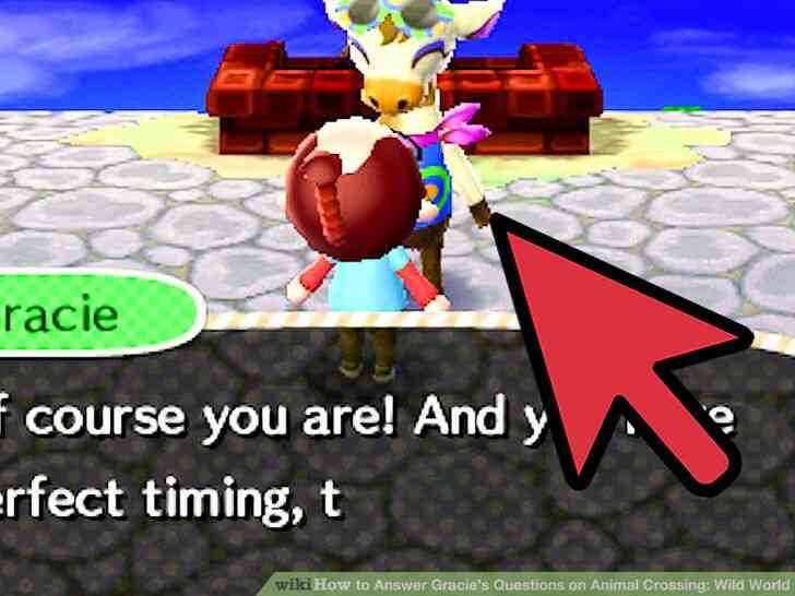Image intitulée Réponse Gracie Questions sur les Animaux Crossing_ Monde Sauvage de l